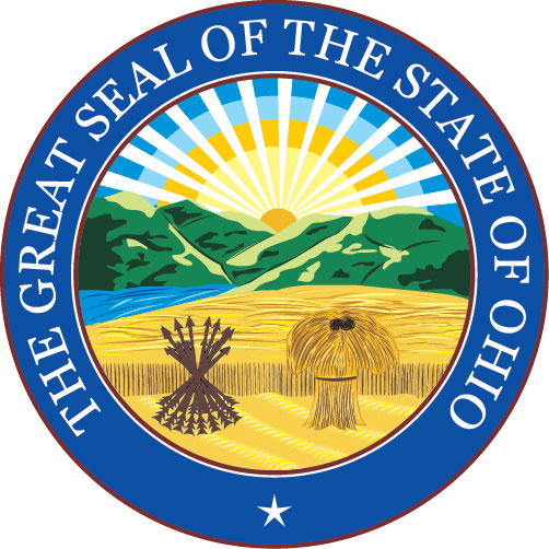 State seal and state government executive, legislative and judicial ...