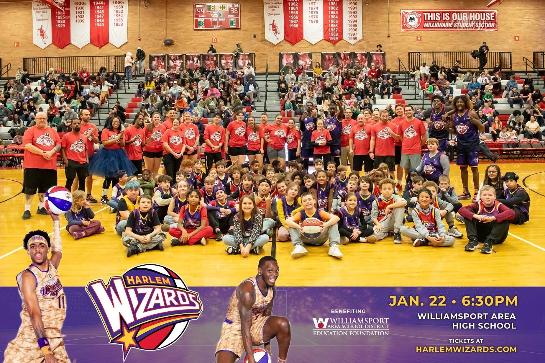 Sixteen Join District's 'Millionaire Magicians' Team to Go Up Again the Harlem Wizards