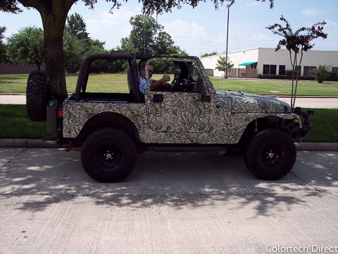 Camo Jeep Wrap
