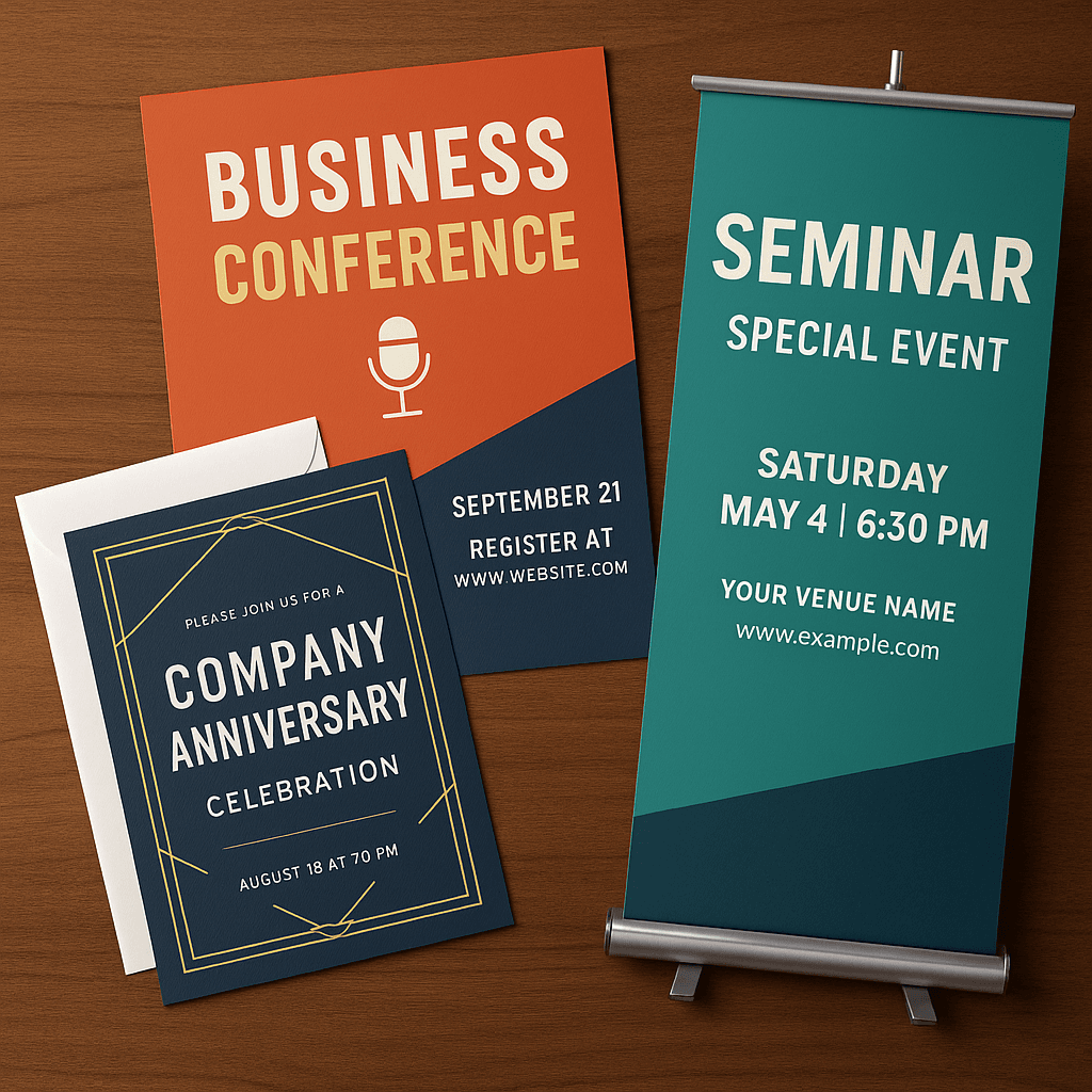 Event Marketing with Print: Invitations, Posters, and Banners That Work