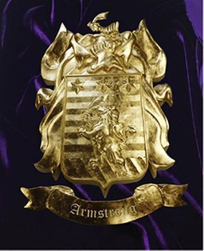 ME5007 - Coat-of-Arms 3-D Full Gold Leaf Gilding