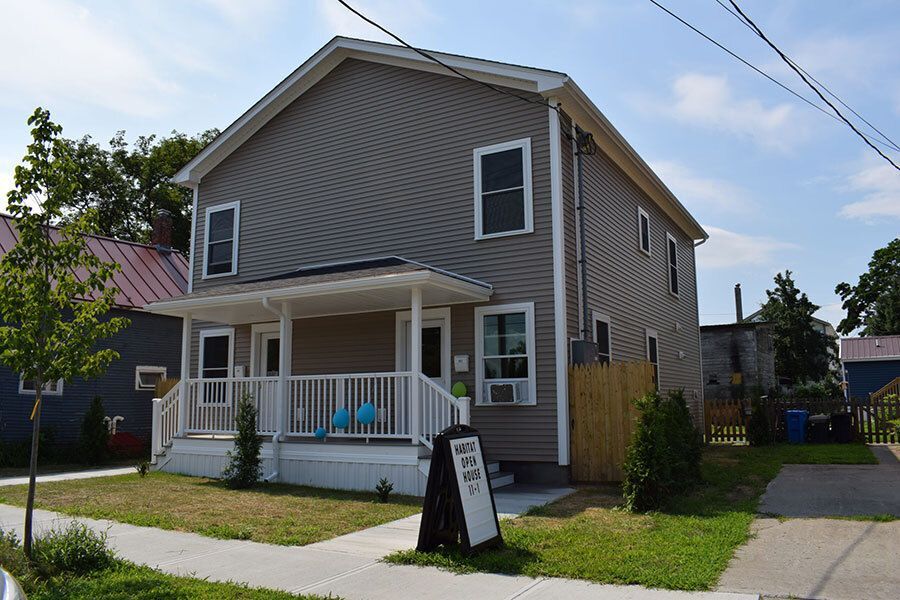 Exterior of house.