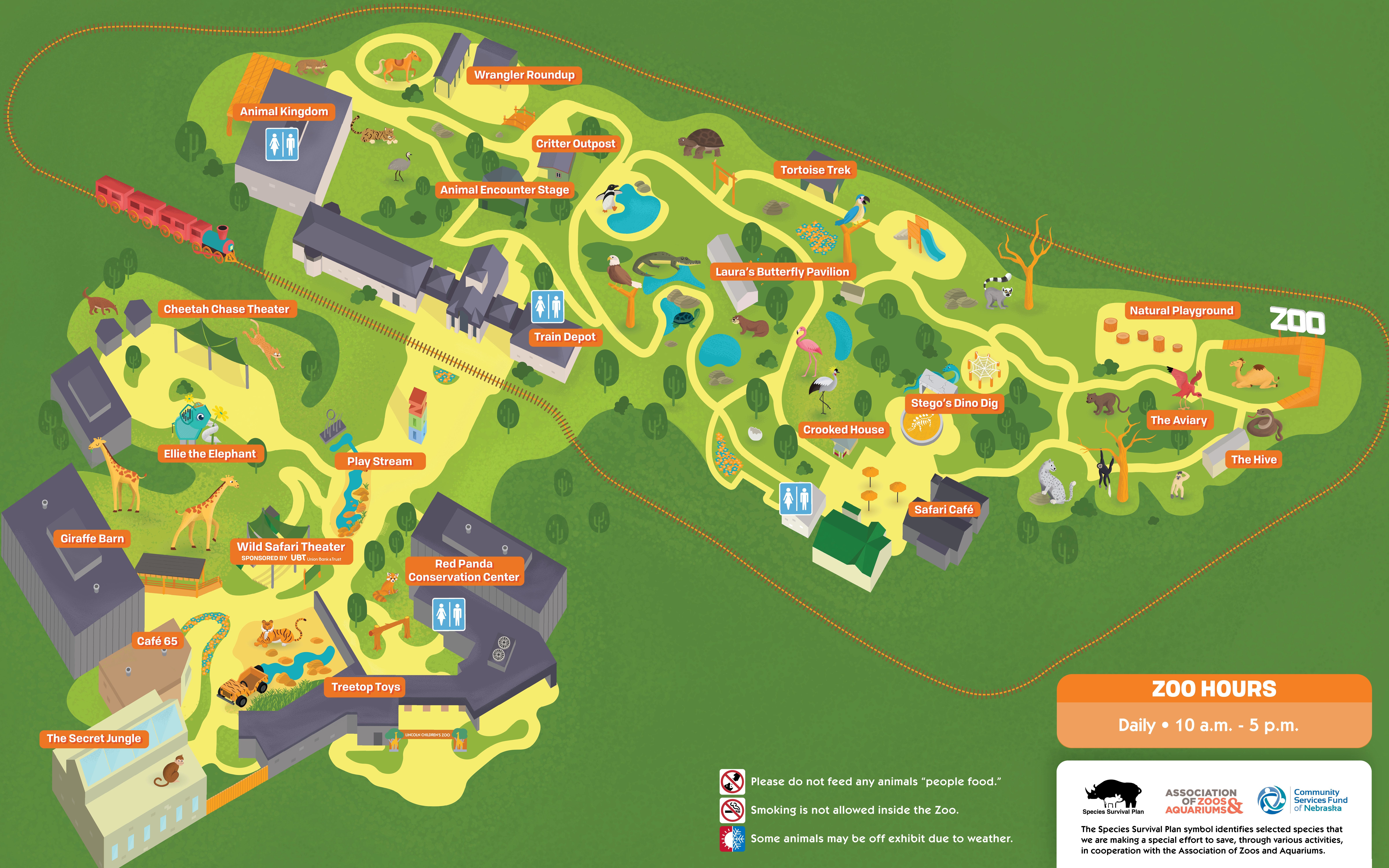 Zoo Map Design