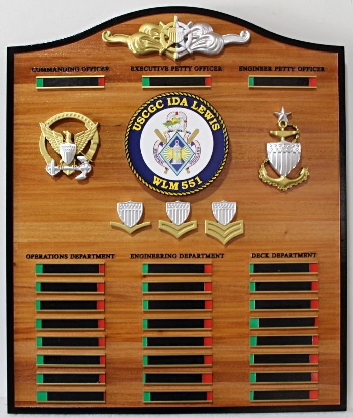 SA1534 - Leadership Board for the USCGC Ida Lewis WLM 551