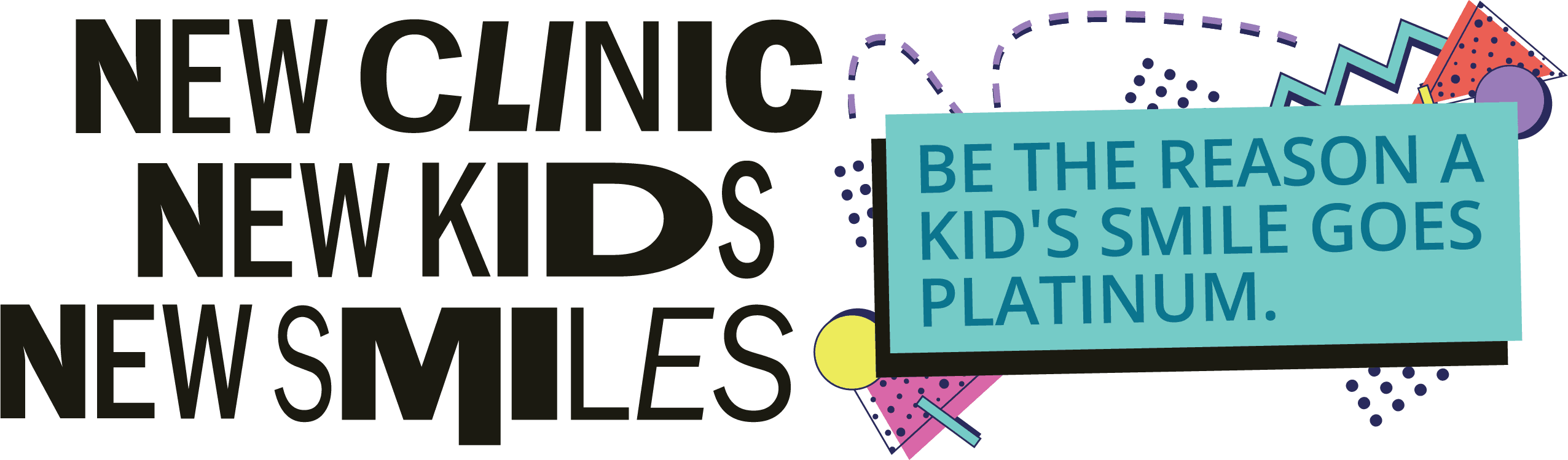 text and 90s inspired graphics