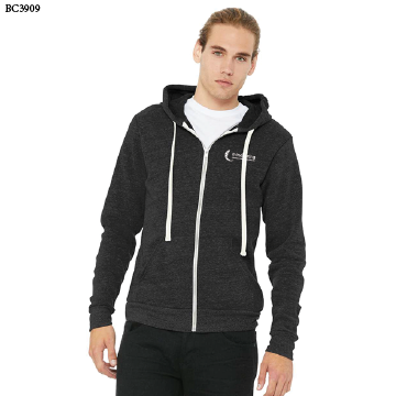 BELLA+CANVAS ® Unisex Triblend Sponge Fleece Full-Zip Hoodie