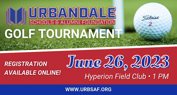 Urbandale Schools and Alumni Foundation Golf Tournament on June 26, 2023 at Hyperion Field Club