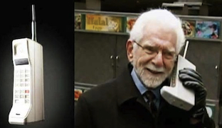 1973: Motorola completed the first handheld cellular phone call.