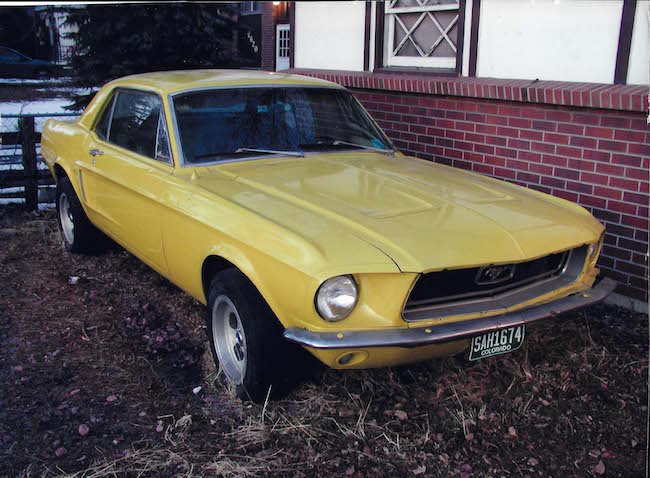 Yellow Mustang