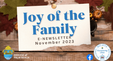 Joy of the Family e-Newsletter - November