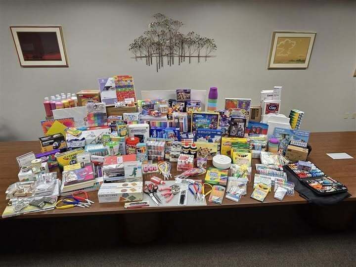 Art Supply Drive a Success!