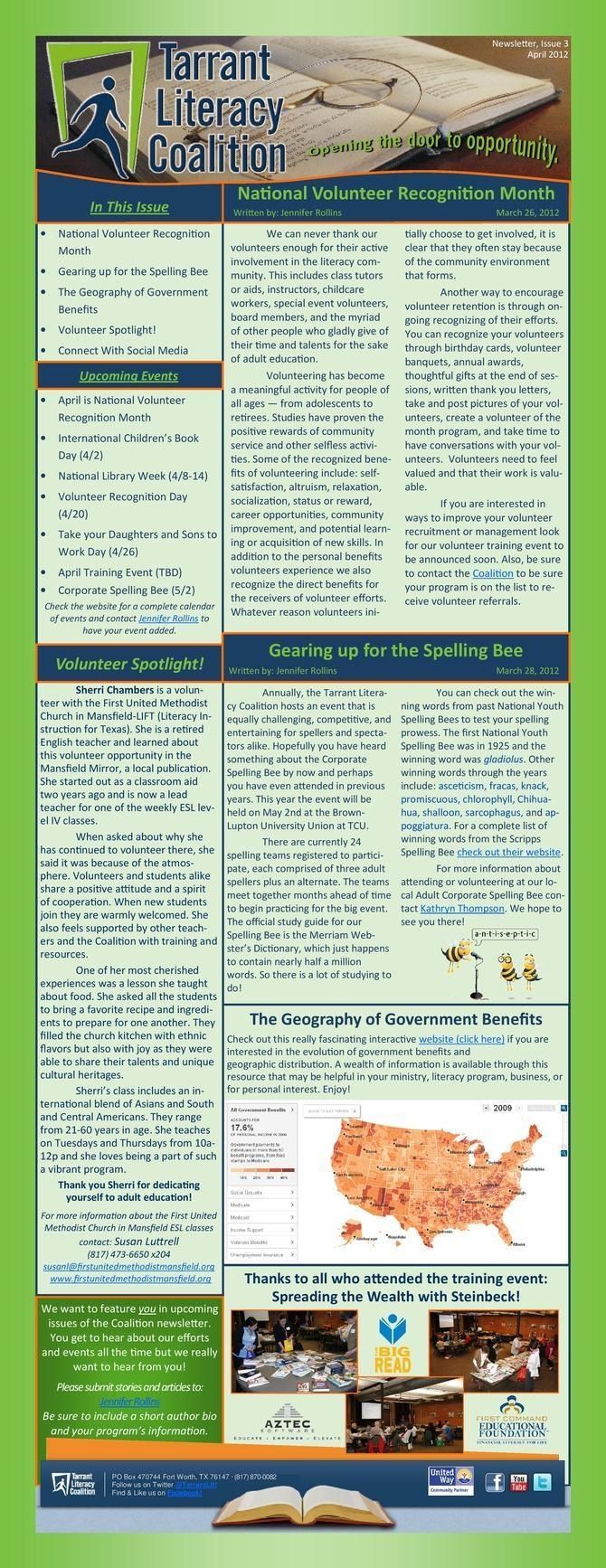 April 2012 Newsletter