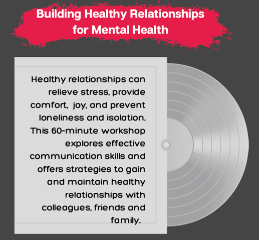 December 9th @12PM EST: Building Healthy Relationships for Mental Health  