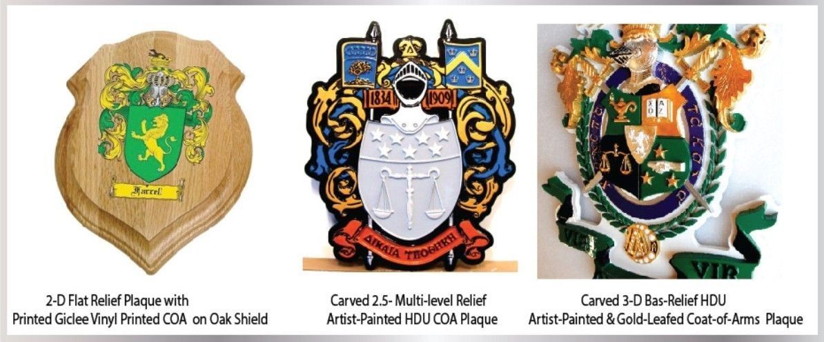 2 Copies Carpe Diem Designs Gore Coat of Arms/Gore Family Crest 8X10 Photo Prints for Framing