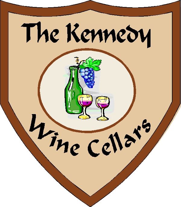 R27150 - Wall Plaque for the Kennedy's Home Wine Cellar
