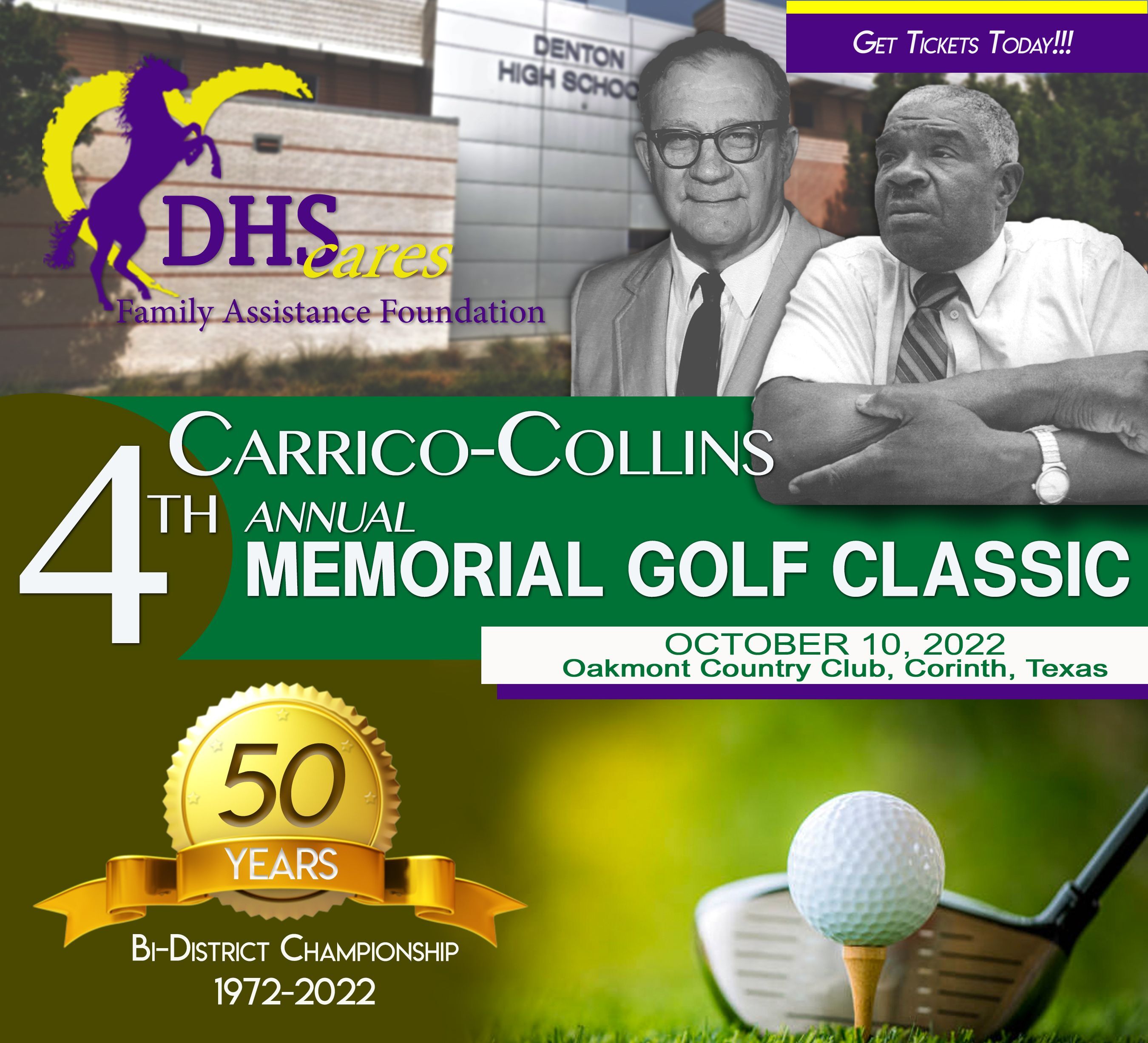 Denton High Cares presents the Fourth Annual Carrico/Collins Memorial Weekend