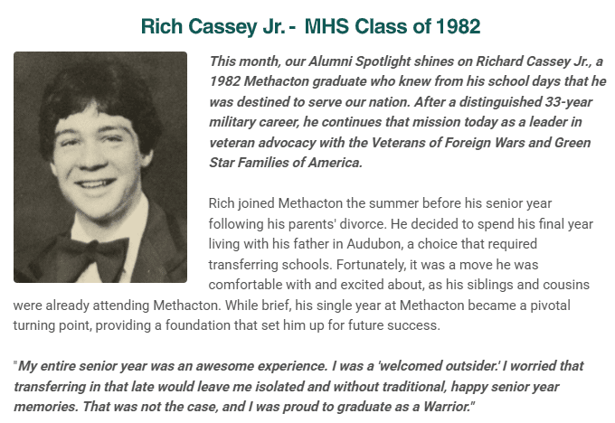 Rich Cassey Jr. - MHS '82