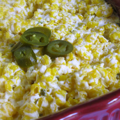 Jalapeño Cream Corn Casserole