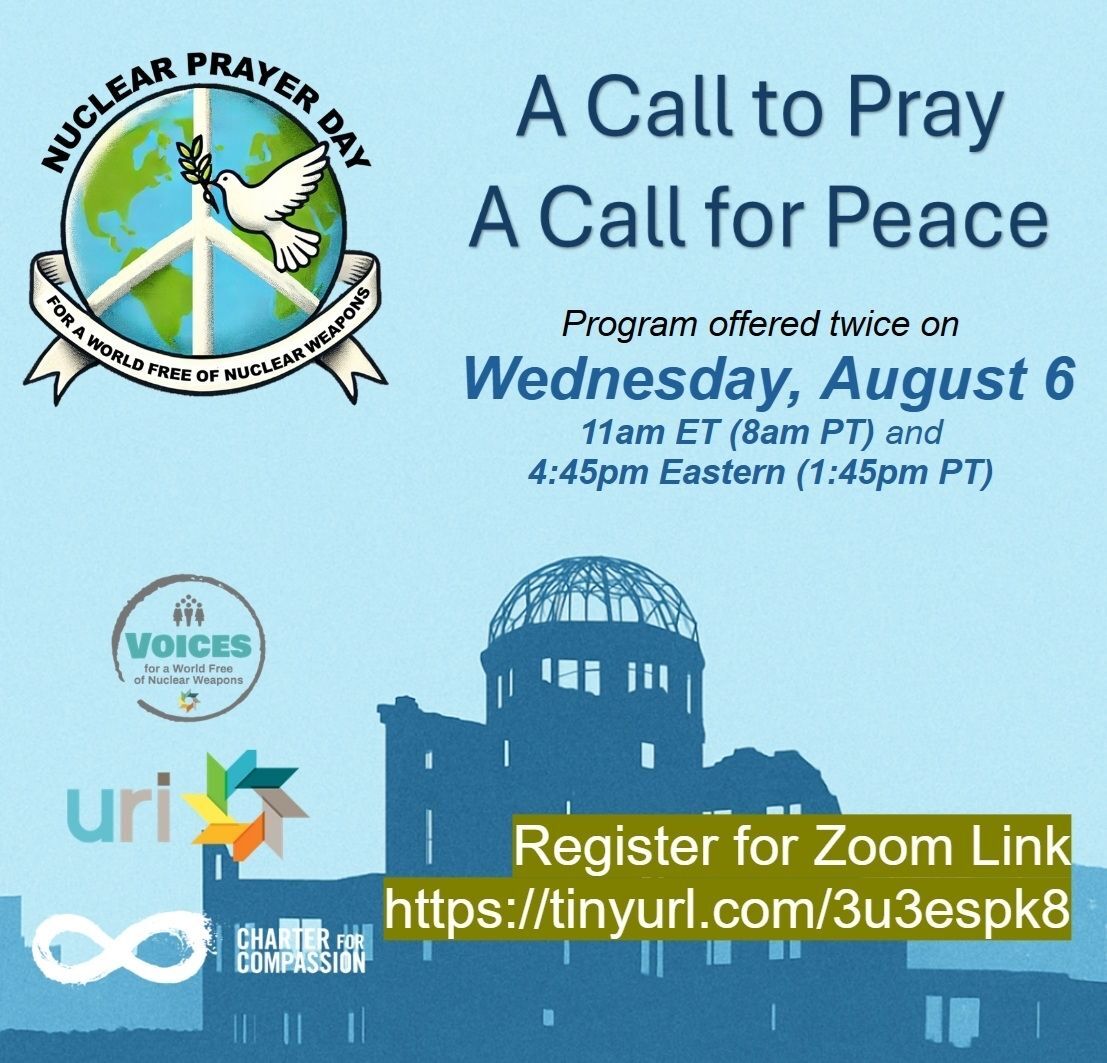 Nuclear Prayer Day Monthly Assembly Series