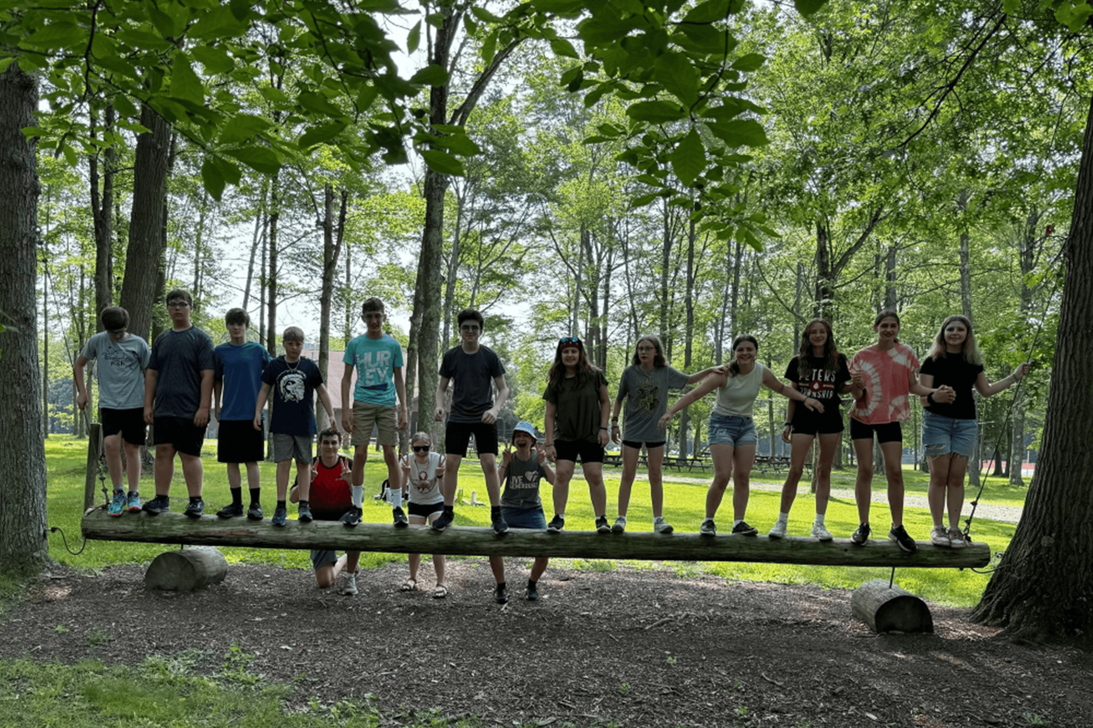 Swinging Log