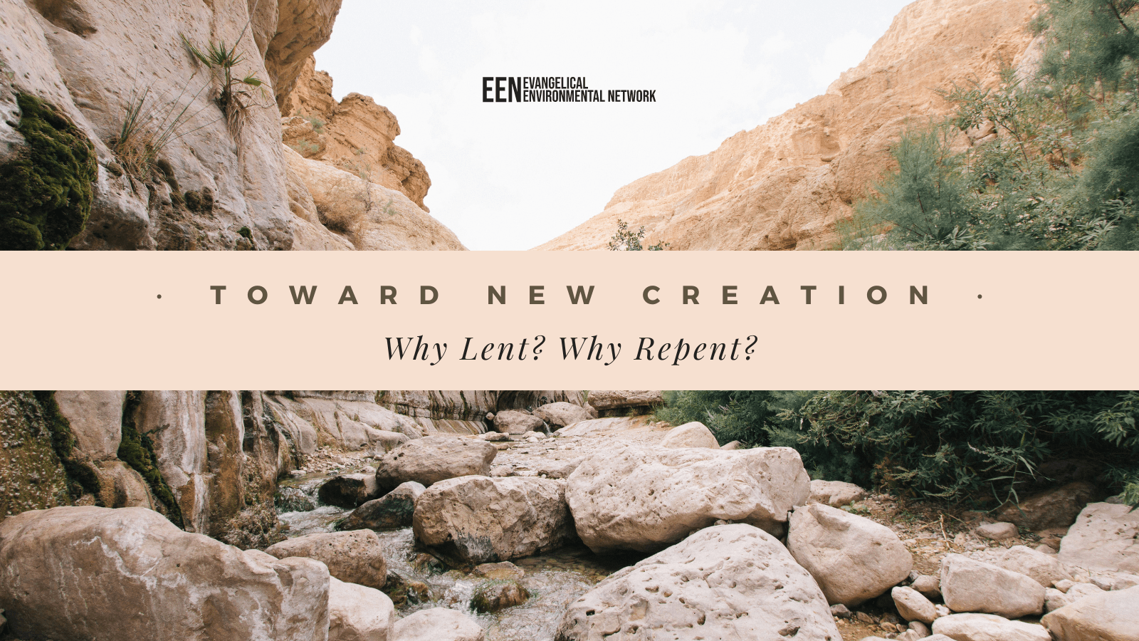 Toward New Creation - Why Lent? Why Repent? 