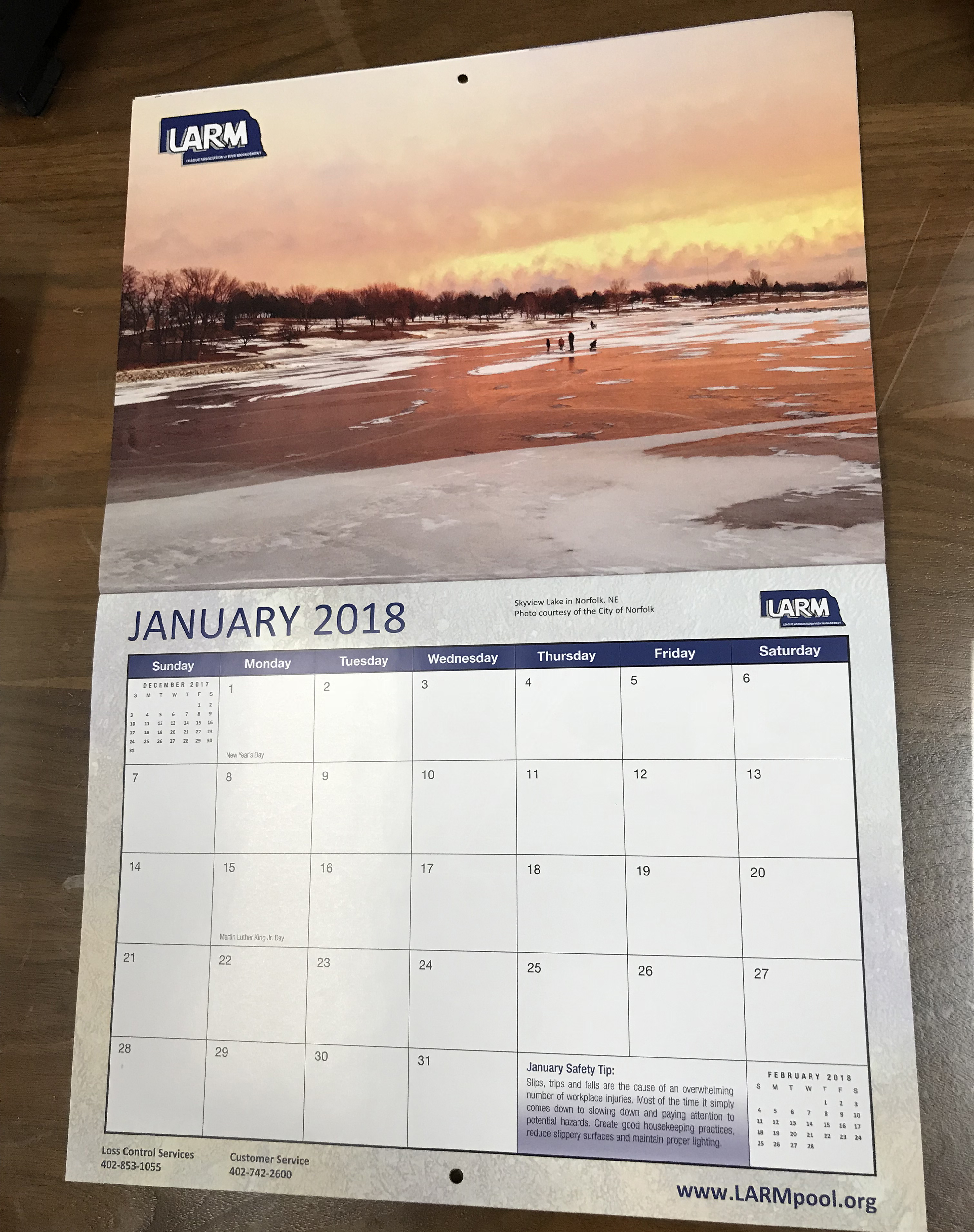 2018 LARM Calendars available