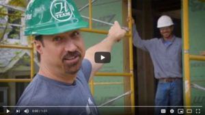 Heritage Automotive and Jamie Lee Thurston volunteer at the Convent Square home build