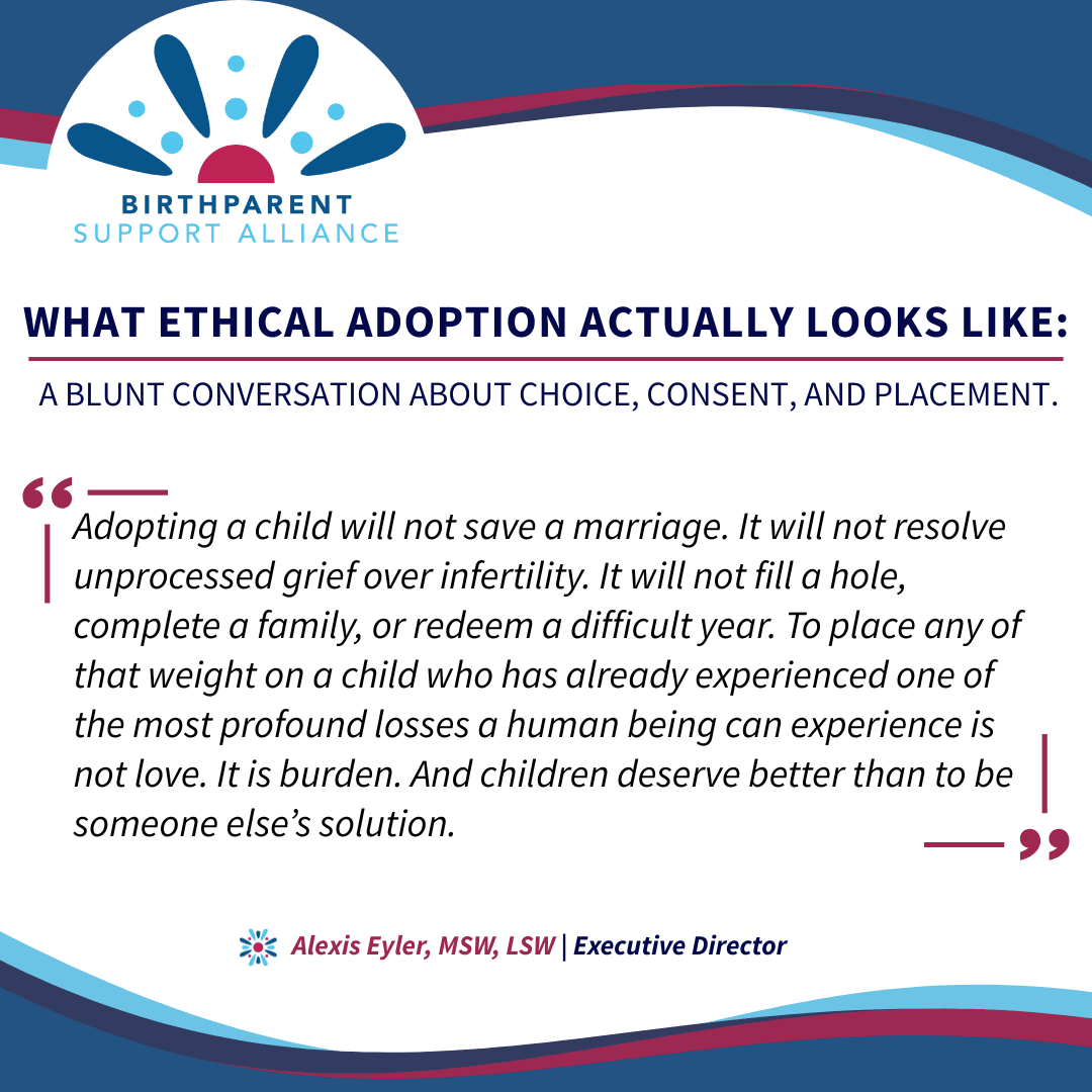 a quote about how infants aren't meant to fix problems