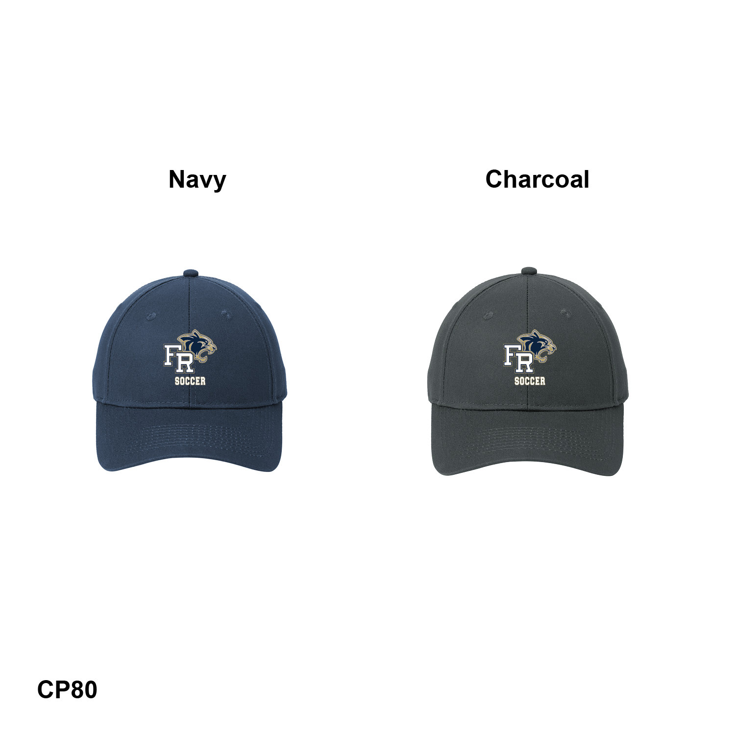 GIRLS SOCCER LOGO - Port & Company® - Six-Panel Twill Cap