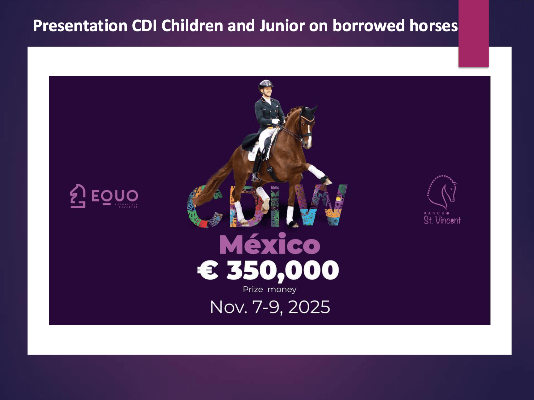 U.S. FEI Junior Dressage Riders Invited to Compete at CDIJ Mexico