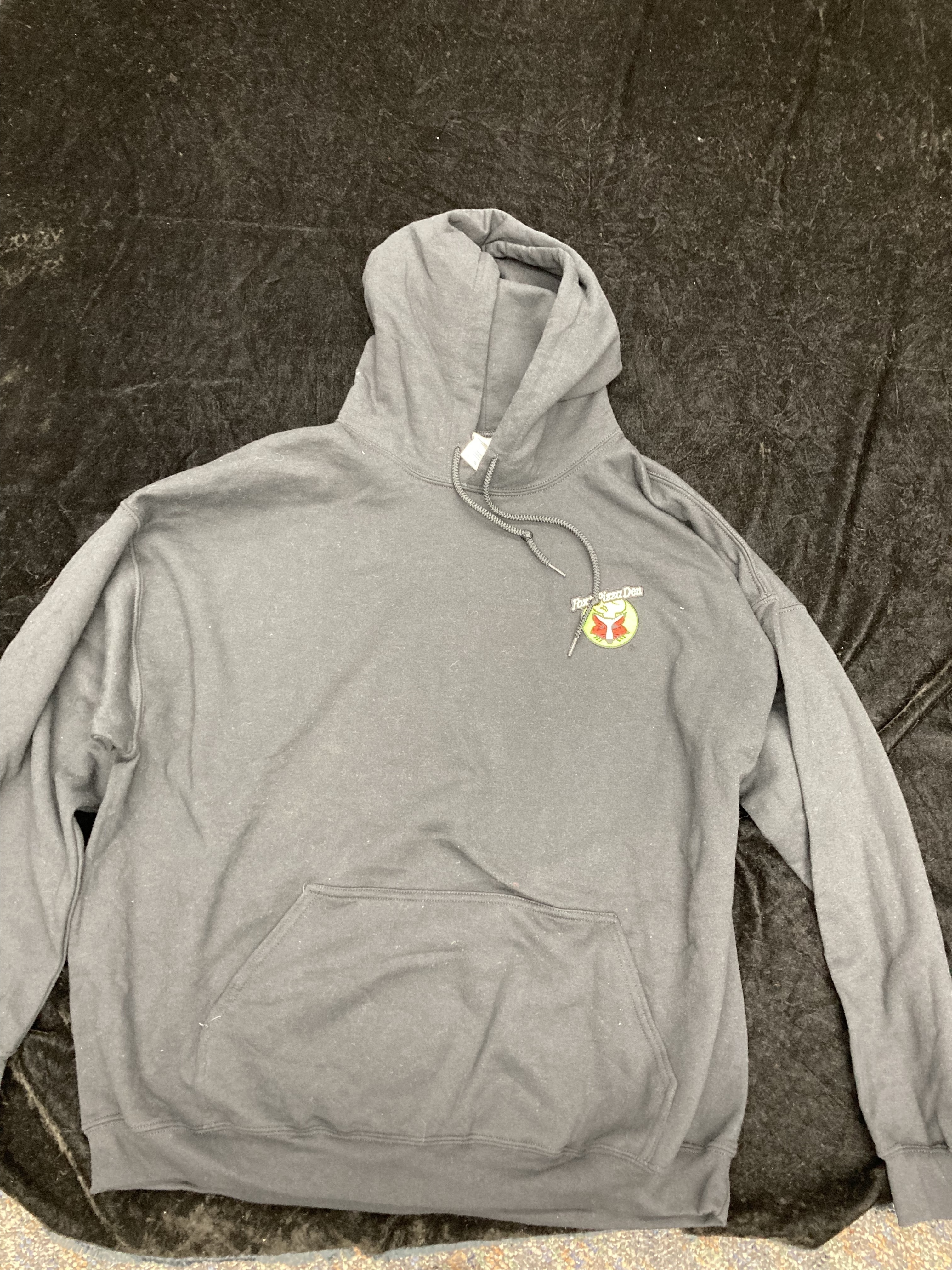 SALE Fox's Logo - 2XL Black Hoodie