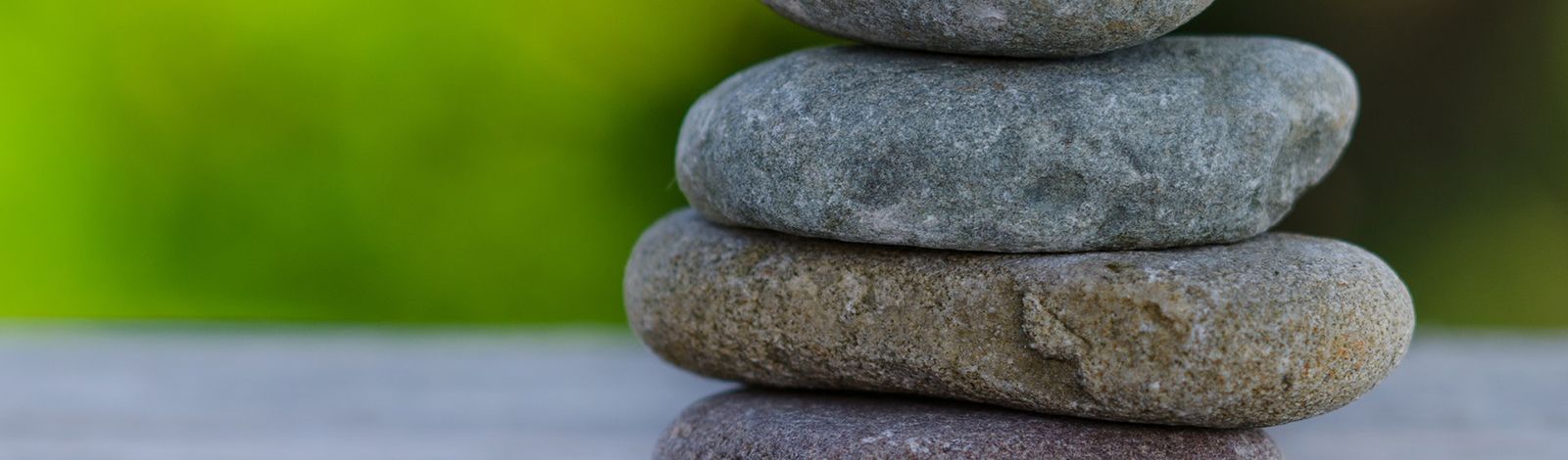 Zen stacked stones