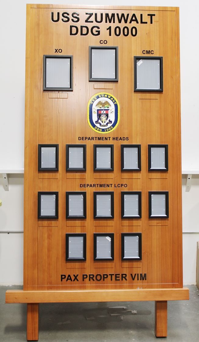 Chain-of-command and military leadership boards and plaques