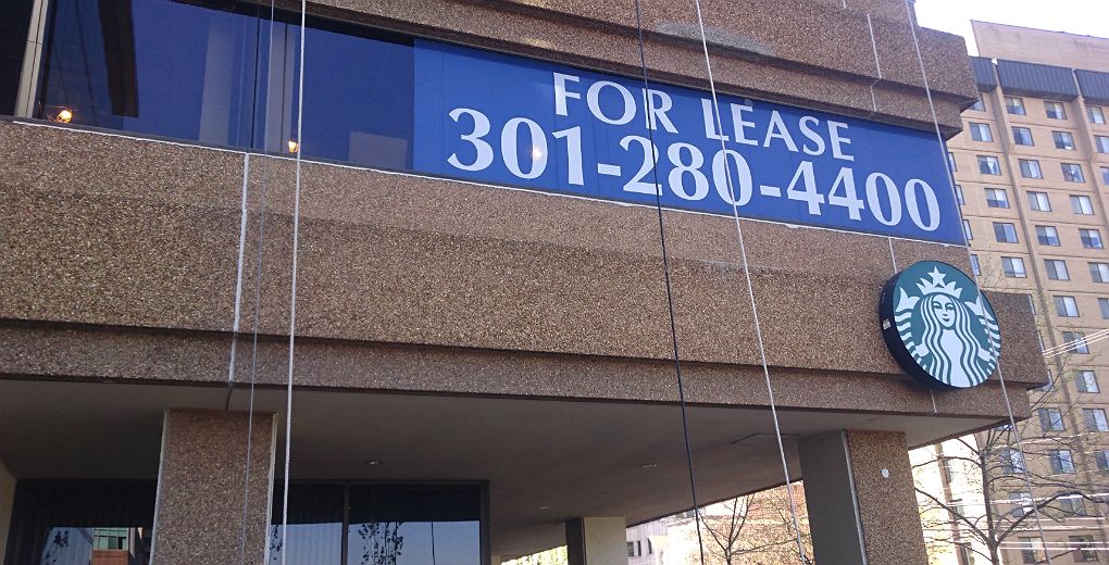 Perforated Decal For Lease