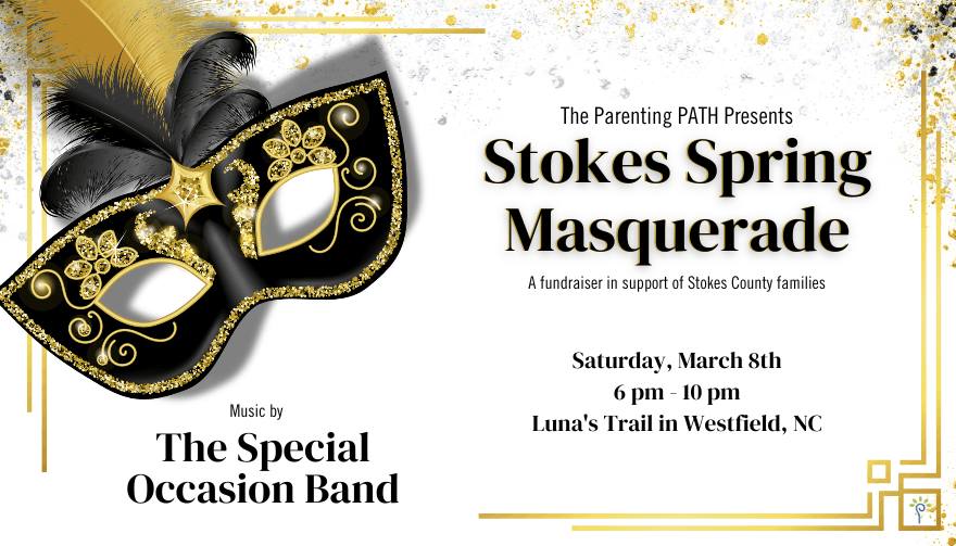 Stokes Spring Masquerade 2025 Invitation