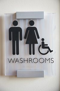 Acrylic Restroom Sign