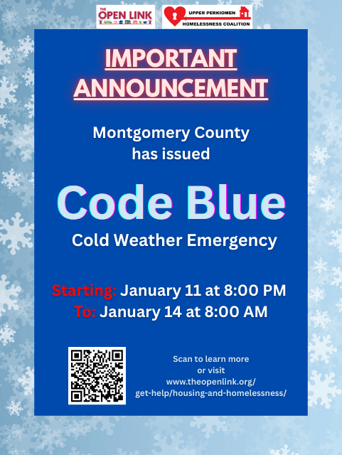 Code Blue Emergency Declared