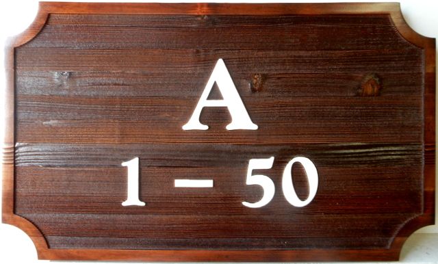 I18873- Cedar Apartment Number Wall Plaque