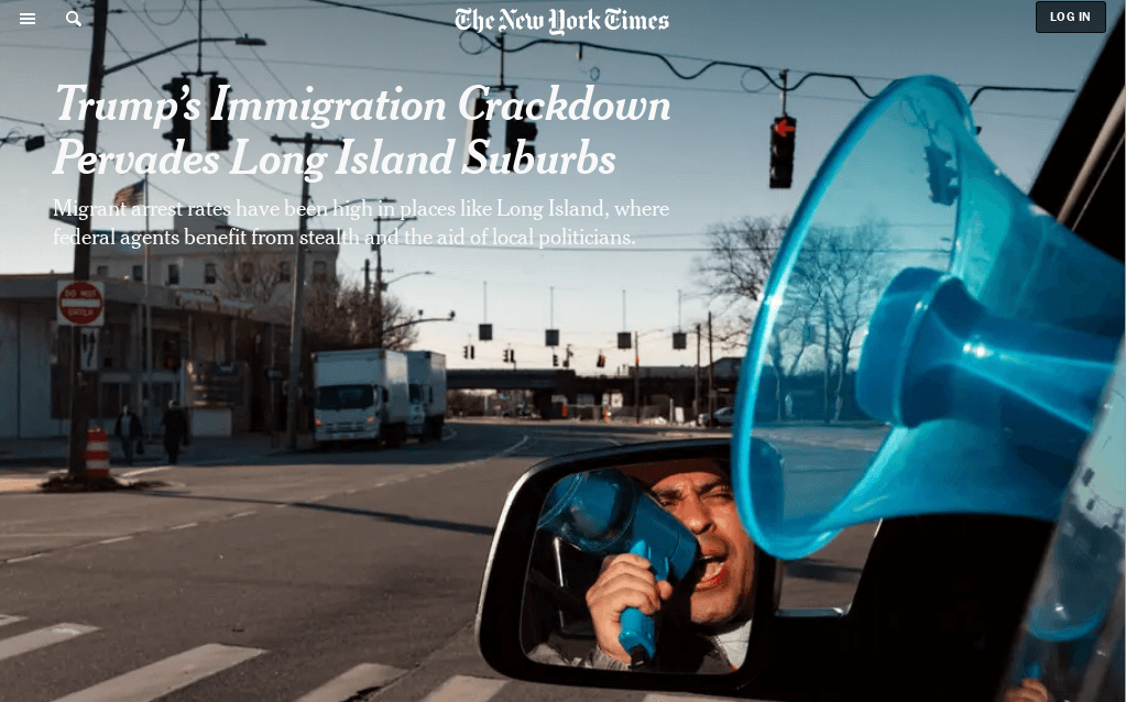 Trump’s Immigration Crackdown Pervades Long Island Suburbs