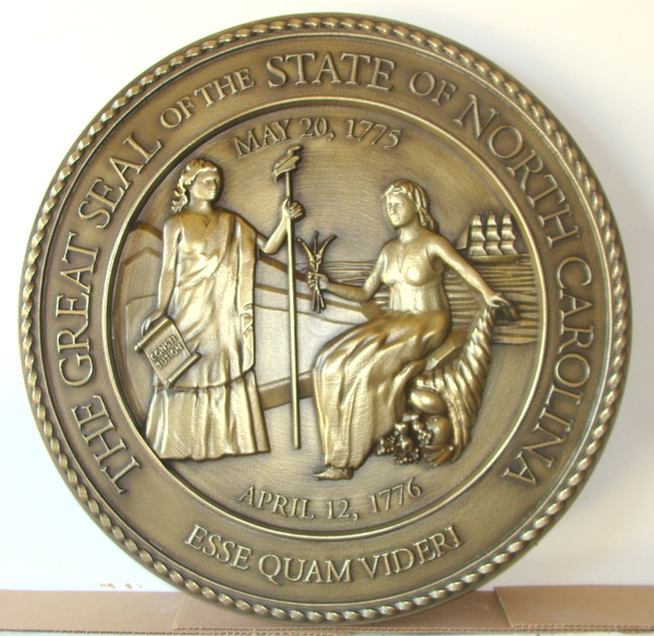 MB2220 - Great Seal of the State of North Carolina, 3-D