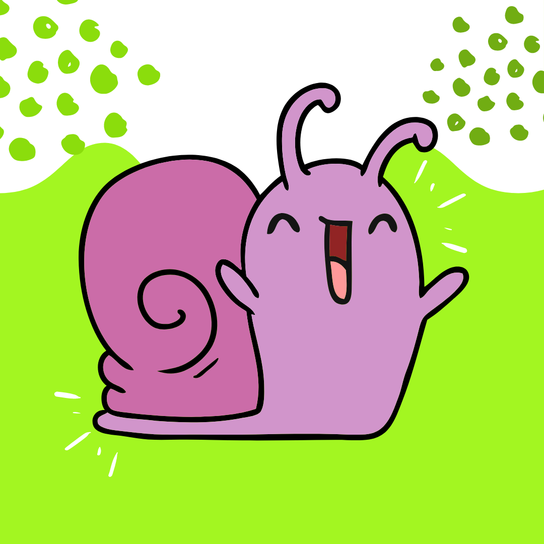 happy snail