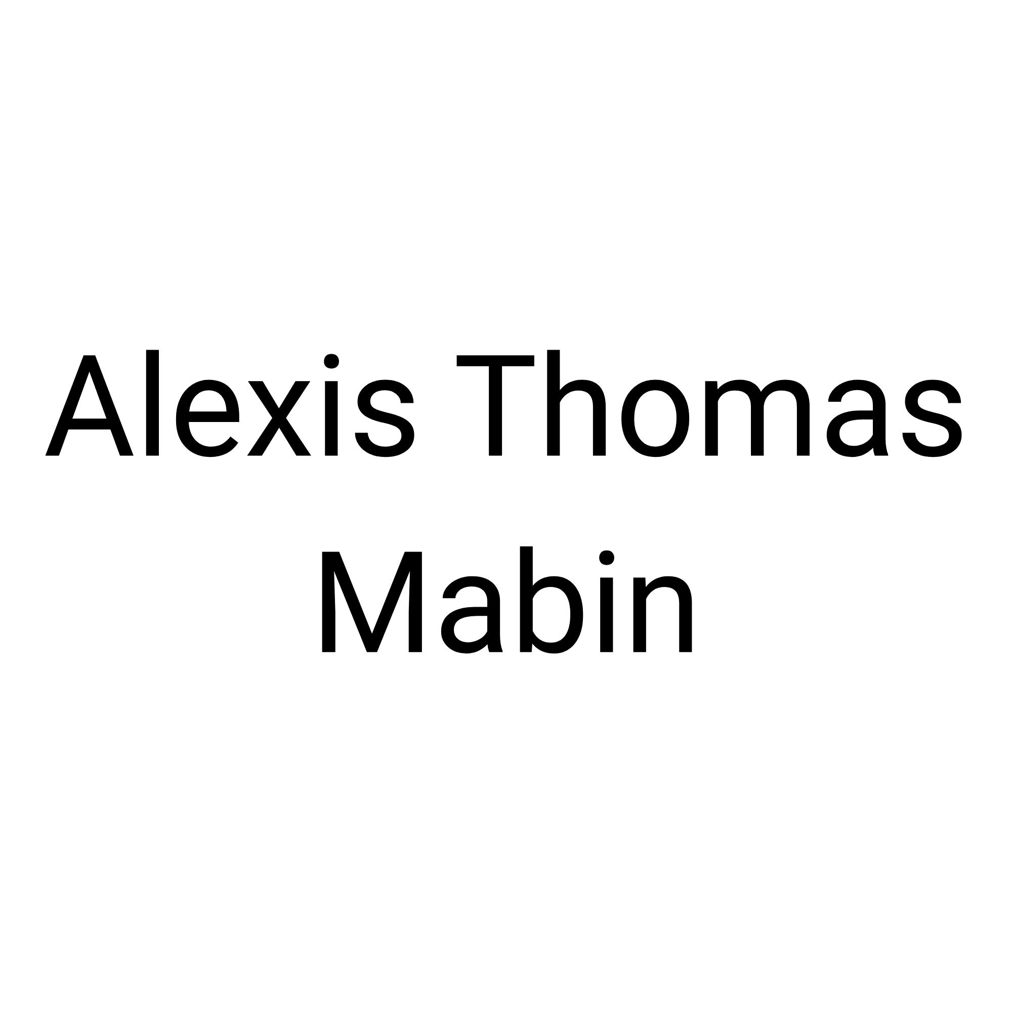 Alexis Thomas Mabin