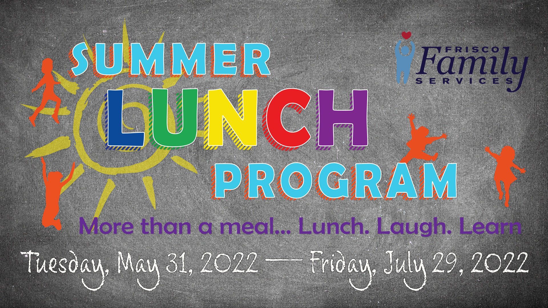 2023 Summer Lunch Program Frisco Family Services Events Calendar