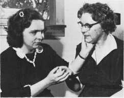 Helen Siefert and Margaret Hoshor