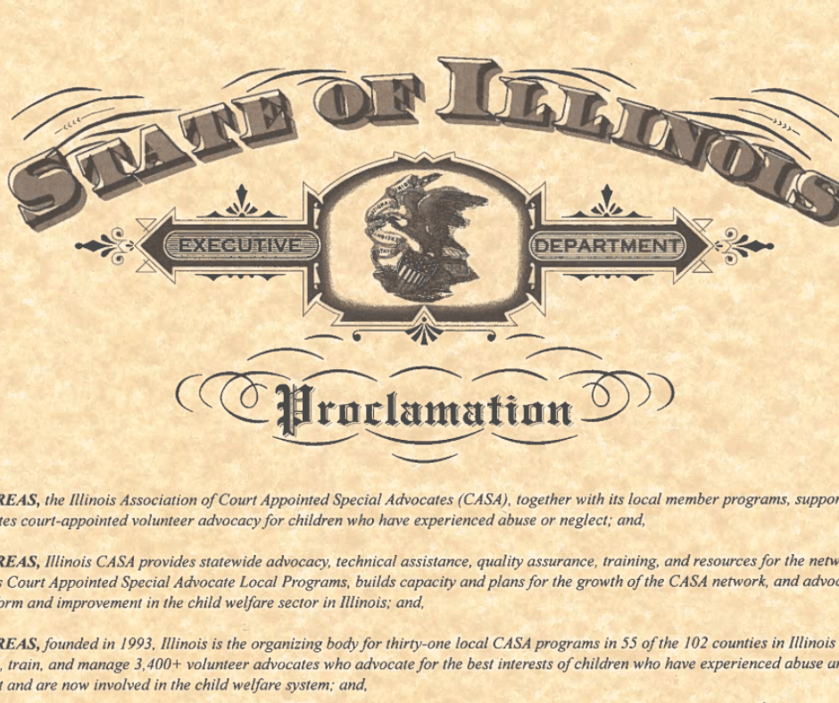 Illinois CASA Proclamation