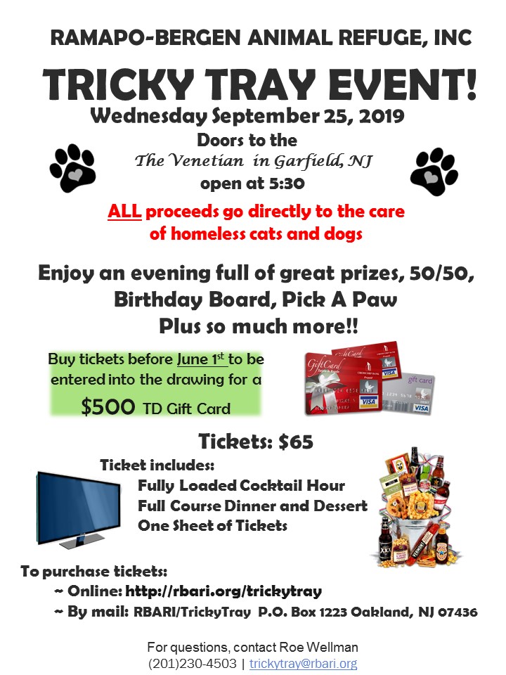 RBARI Annual Tricky Tray 2019