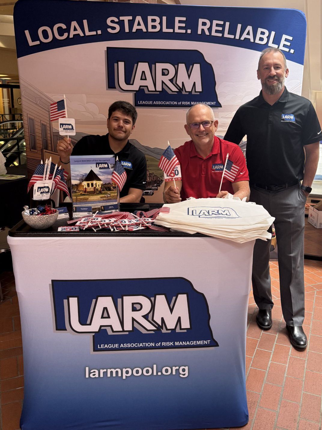 Isaac Simmons, Clint Simmons, and Nate Fox answer questions about LARM at the LNM Municipal Accounting and Finance Conference