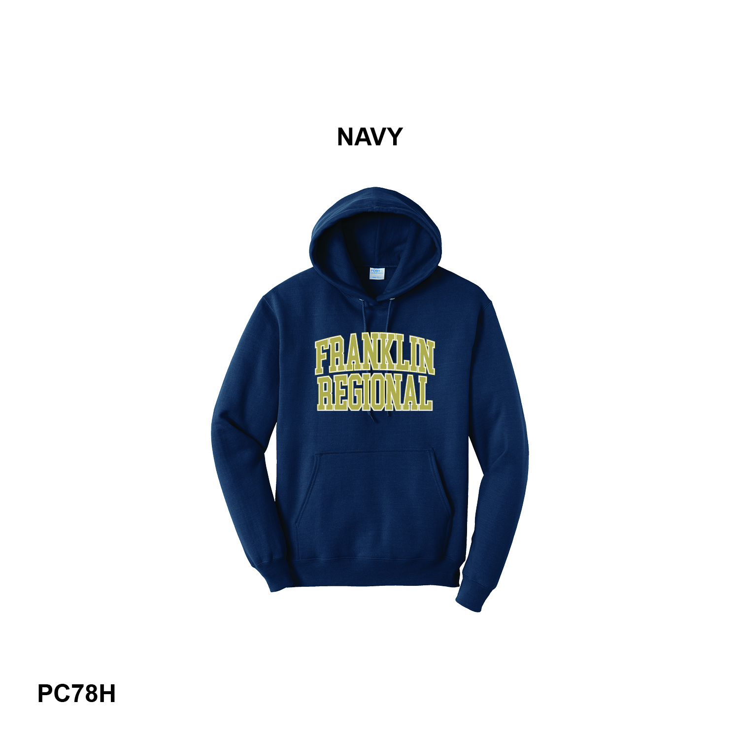 FRANKLIN REGIONAL LOGO - Port & Co™ Core Fleece Pullover Hooded Sweatshirt
