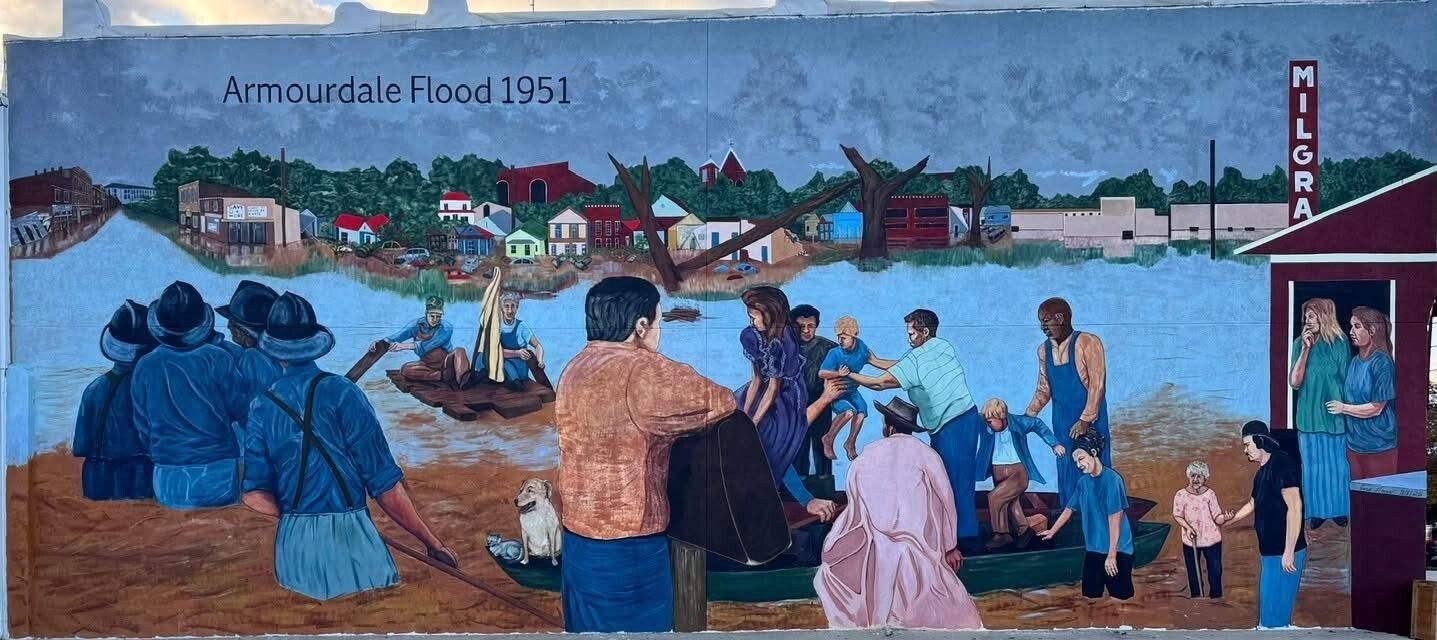 1951 Flood Armourdale Mural