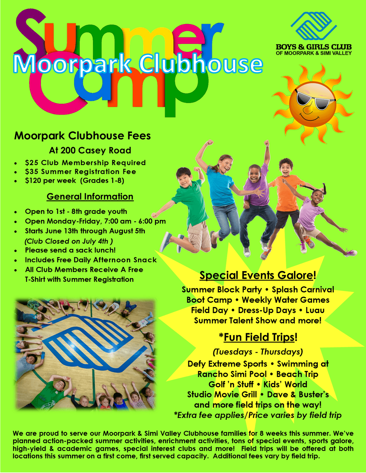 Boys & Girls Club of Moorpark What We Do Our Programs Summer Programs